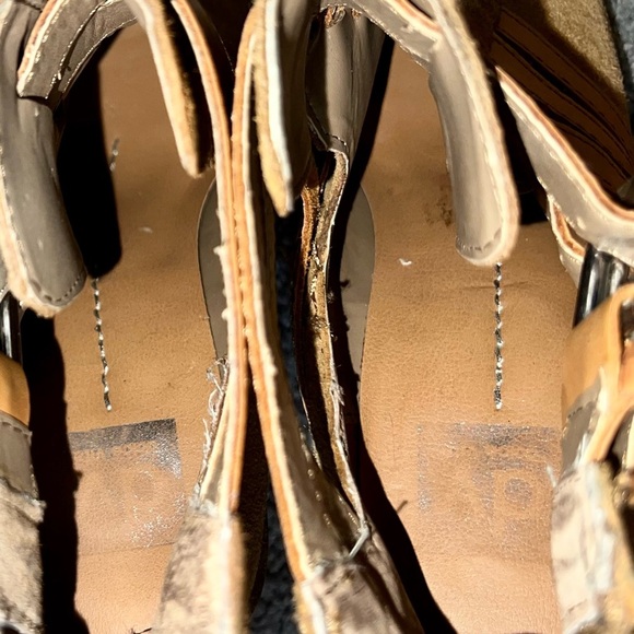 Dolce Vita Size 8 1/2 Leather Cognac Booties - Picture 13 of 16